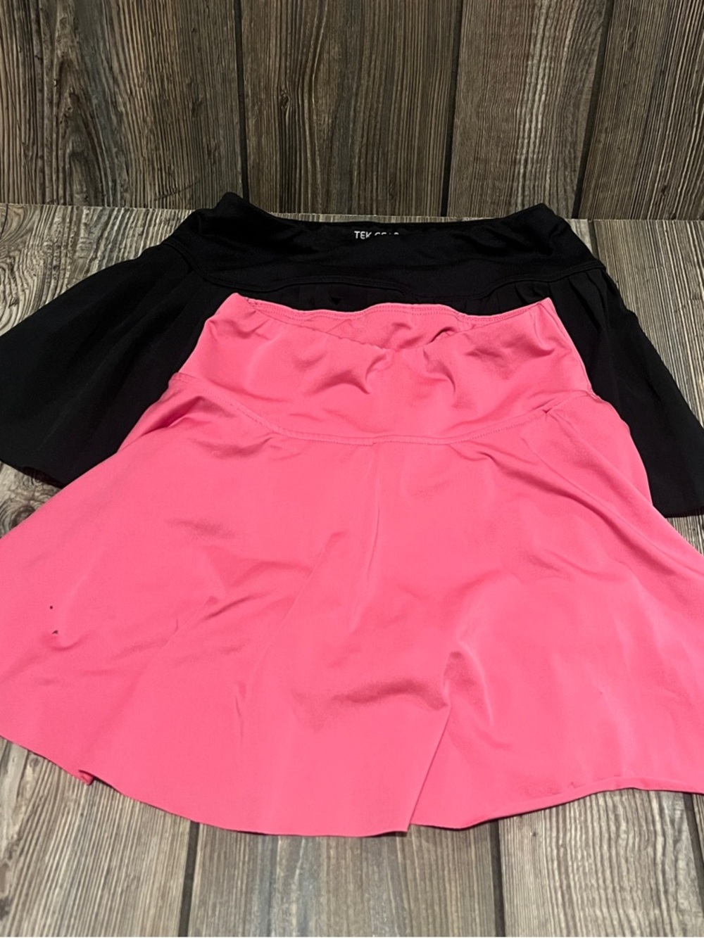 Girls Active Skater Skirt - Pink and Black